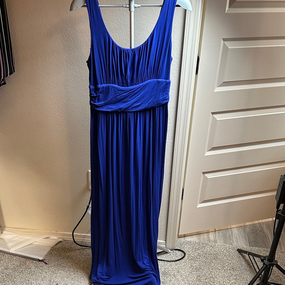 AB Studio Royal Blue Maxi Dress